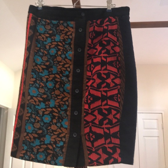 Anthropologie Dresses & Skirts - Anthropologie Cotton Print colorful Dolan skirt